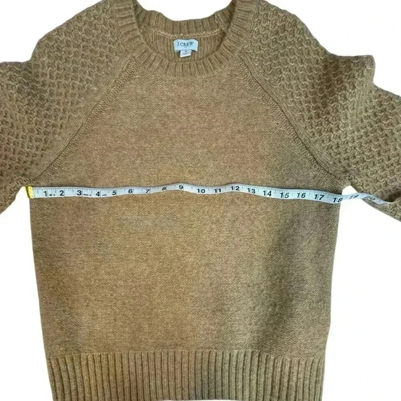 J.Crew Wool Blend Popover Long Sleeve Sweater In a Neutral Color Size Small - Picture 6 of 10